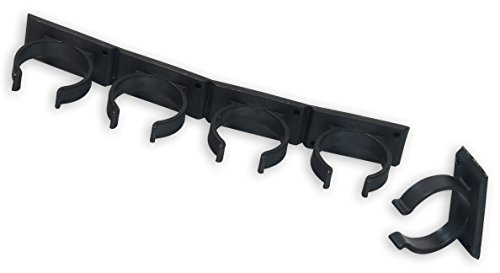 Simple Houseware 20 Spice Gripper Clips Strips Spice Accessories Spice Organizer- 4 Strips, Holds 20 Jars, Black #TOP2