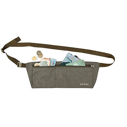 Tatonka Skin Moneybelt - Flache und leichte Bauchtasche mit 2 Fächern zum unauffälligen Tragen unter der Kleidung (Olive) – Ansicht 2