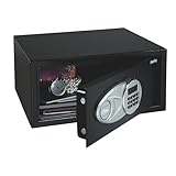 FireKing LT1507 Steel Compact Laptop Safe with Bolt-Down Kit, 17' Width x 7-7/8' Height x 14-4/7' Depth, Black