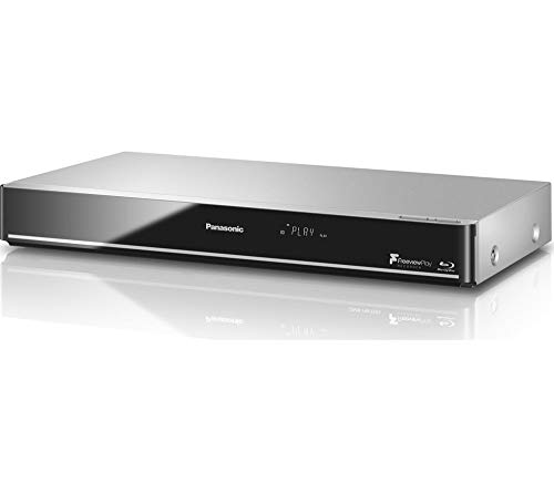Panasonic 4 K Upscaling, integrierter WLAN, Smart 3D Blu-ray Player & DVD-Player mit Freeview Play + HD Recorder – 1 TB HDD