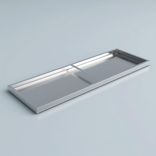 Table pliante murale en acier inoxydable 40x30 cm pour cuisine et bureau
