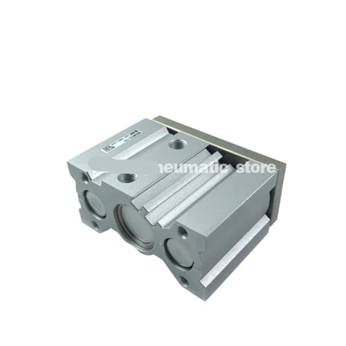 Cilindro neumático de guiado compacto MGQM con carrera de 50 mm 6