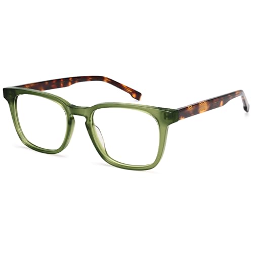 Image of Dollger Blue Light Blocking Glasses For Woman Men Square Rectangle Computer BlueLight Glasses Non-Prescription Glasses