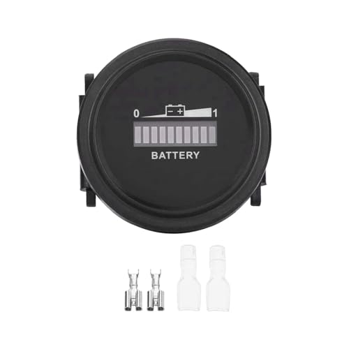 Niveaux de batterie LCD clairs et compteur de capacité de batterie étanche pour camion