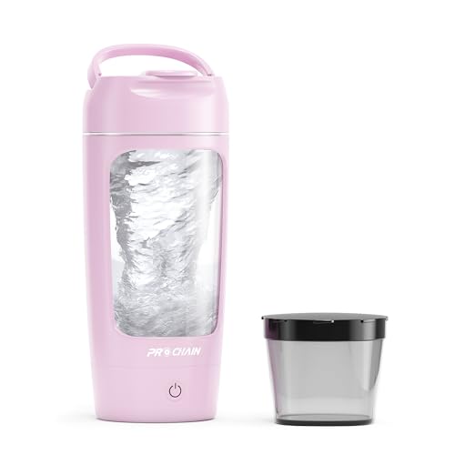 PROCHAIN Electric Protein Shaker Bottle 22oz BPA-Free Tritan Mixer