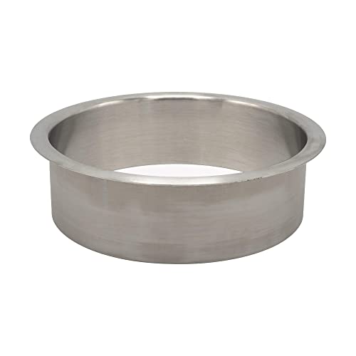 Outwater 6 (Nominal) Diameter x 2 Height 304 Stainless Steel Trash Grommets for Countertop Inserted Trash Chutes