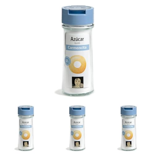 Carmencita Azúcar Glass, 57g (Paquete de 4)