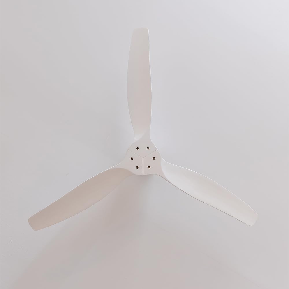 Cecotec - EnergySilence Aero 5500 Aqua White&White Connected wentylator sufitowy - silnik 40W DC, średnica 132 cm, Wi-Fi, zdalny, na zewnątrz, timer, lato i zima, cichy
