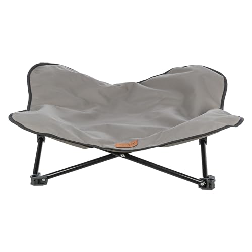 Trixie Camping Cot for Small Dogs up to 35 lb, Elevated Pet Travel Bed 27.2' x 27.2', Portable Steel...
