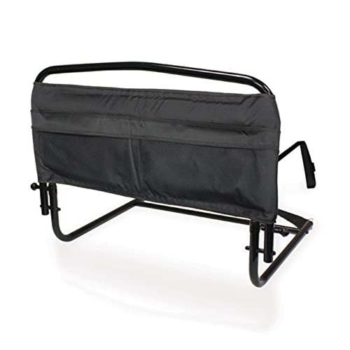 Stander 30 Safety Bed Rail, Adjustable Bed Rail for Elderly Adults, Bed Safety Rail with Padded Organizer Pouch