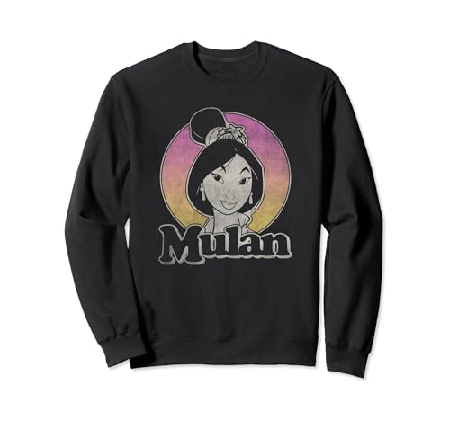 Sweat Mulan Disney original pull imprimé rétro col rond