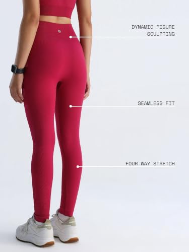 Image of CAVA Sky-Rise Leggings for Women | Ultra High-Waist, 4-Way Stretch, Seamless, Barely-There Feel, Anti-Cameltoe | Activewear Bottoms