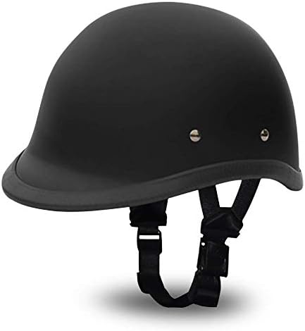 Daytona Helmets Hawk Headgear for Men - Novelty Half Helmet with Breathable Liner - Retro Skull Cap Helmet with Head Wrap