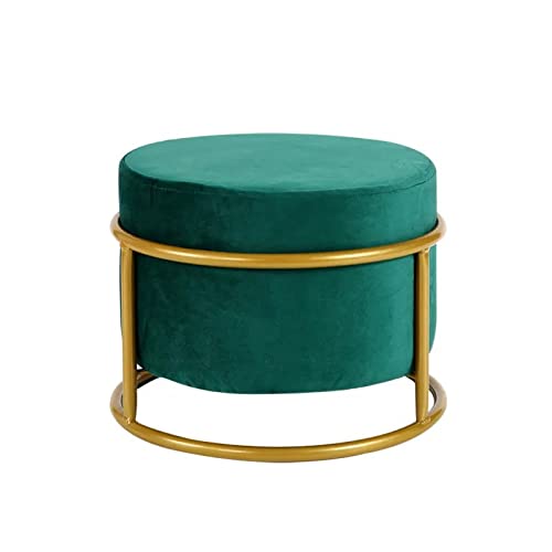 Pouf Repose-Pieds de Luxe en Flanelle - Finition Couleur Unie Modèle C
