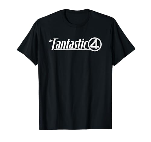 Marvel The Fantastic Four: First Steps Minimalist Movie Logo T-Shirt