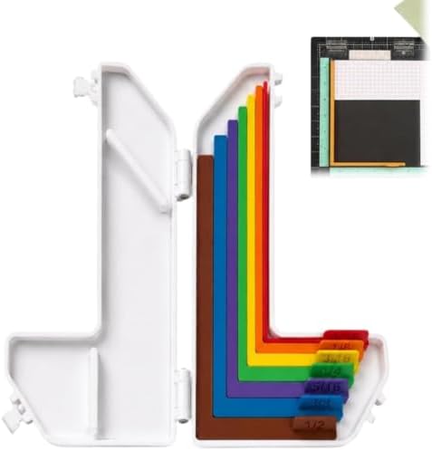 2026 New Paper Crafting Alignment Guide Set with Case, 7 Pcs Paper ...