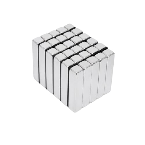 20*5*5 �~�����[�g���u���b�N��y�ގ��� 20 × 5 �~�����[�g�������Ȑ����`�①�Ƀ}�O�l�b�g�l�I�W�����C���͂� �~�����[�g��(50 pcs)