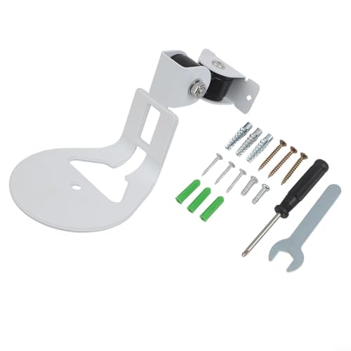 Entgoinggo Sichere, verstellbare Wandhalterung, kompatibel mit For Sonos Smart-Lautsprechern, entwickelt für präzise Positionierung und dauerhafte Unterstützung mit platzsparenden Vorteilen (weiß)