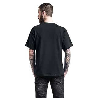 PINK FLOYD Dark Side – Feuilles d’or Homme T-Shirt Manches Courtes Noir Regular/Coupe Standard - Les Beatles, Paul McCartney, John Lennon, RIngo Starr, George Harrison PINK FLOYD Dark Side - Feuilles d'or Homme T-Shirt Manches Courtes Noir Regular/Coupe Standard – Image 5
