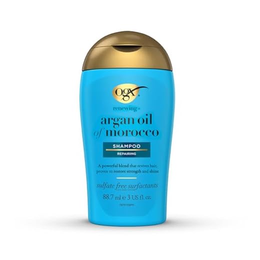 ogx viaje renovación y champú de aceite de argán de Marruecos, 88.7 ml