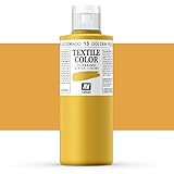  Vallejo - Pintura para textil vallejo 60ml, color amarillo dorado nº 13