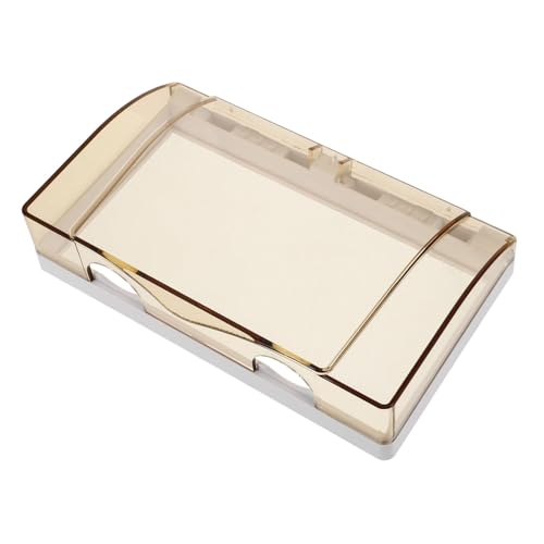BUTIFULSIC Anti-shock Protective Cover Cable Outlet Cover Wall Outlet Cover Stop Button Covers Plug Protector Rain Proof Outlet Cover Clear Socket Cover Socket Protective Cover Plastic Golden