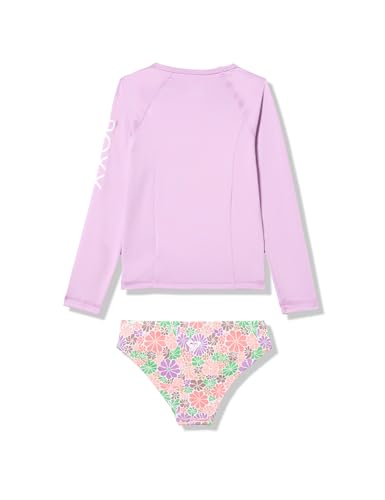 Roxy Girls' Whole Hearted Long Sleeve Rashguard Set3