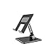 Burhetten 2022 Support pour tablette d'ordinateur de bureau pliable en alliage d'aluminium (S, gris spatial)