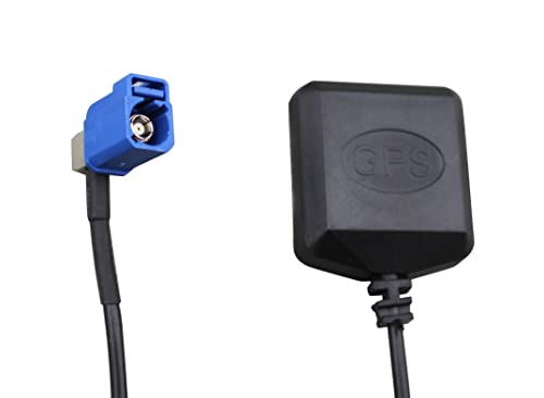 GPS Antenna Fakra C Right Angle Compatible with Audi VW MFD2 RNS2 RNS-E 5M Long