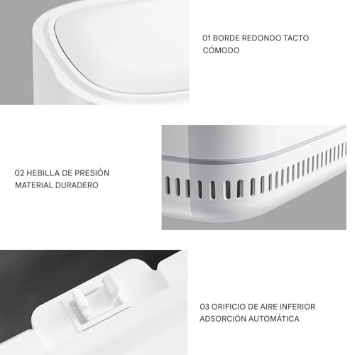 Contenedor cubierto para baño y hogar ideal para espacios pequeños e interiores 7