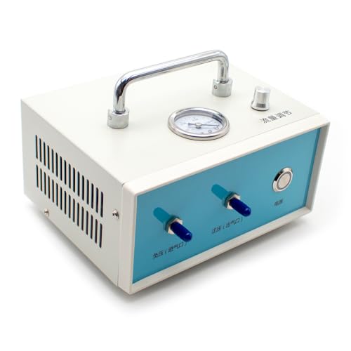 Bomba de vacío Mini de diafragma sin aceite eléctrica pequeña bomba de succión con filtro presión ajustable -80KPA 10L/MIN AC 100-240V sin batería miniatura 1