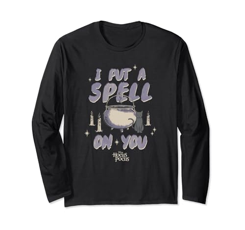 T-shirt Halloween Disney Hocus Pocus à manches longues noir pour femme
