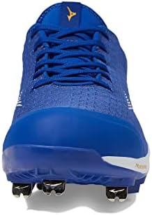 Mizuno Men's Dominant 4 Baseball Shoe, Royal-White, 9.5 | Image 2