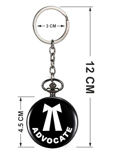 Image of Vintage Gandhi Style Pocket Watch with Engraved Designs & Messages Royal Black Analog for Men Women & Kids Includes Key Ring for car or Bike Keys Ideal Gift