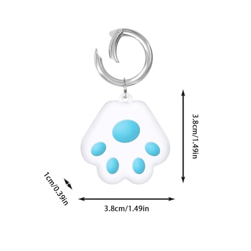 Mini-GPS-Tracker für Hunde und Katzen, ohne monatliche Gebühr, iOS/Android kompatibel, Tracking-Gerät für Halsbänder und Gepäck, inklusive Silikonhülle für Haustiere und Gerät