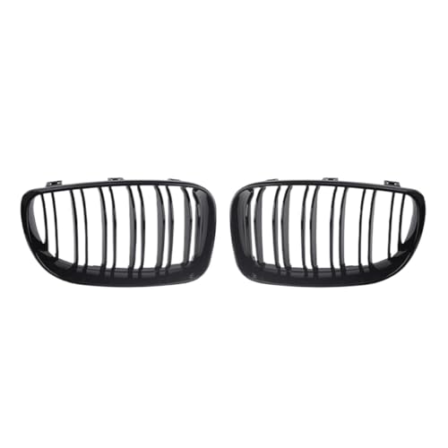 Calandre BMW E87 E81 E82 E88 double ligne noir brillant pour pare-chocs avant 2008-2013