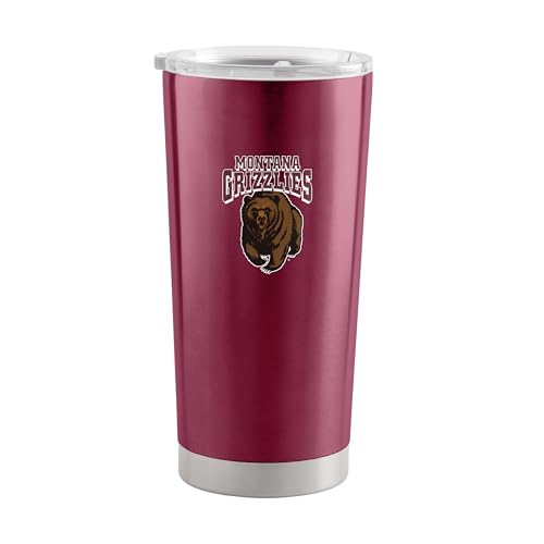 Image of Logo Brands 20 oz Powder Coat Tumbler- Insulated Tumbler with Lid for Water, Iced Tea or Coffee, Smoothie and More