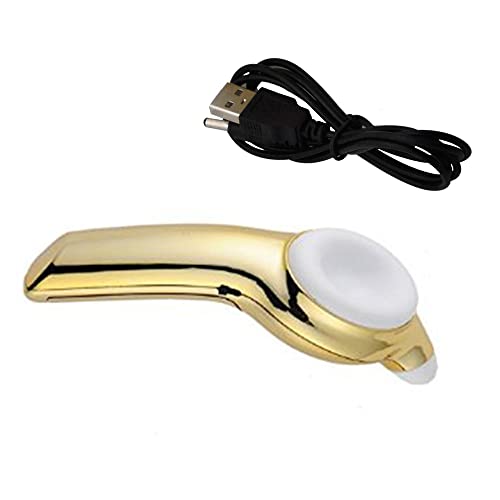 Image of Deemark Eyes Massager For Dark Circles | Blood Flow Control | Personal Massage Machine For Women | USB Rechargeable | Under-Eye Massager | Gold