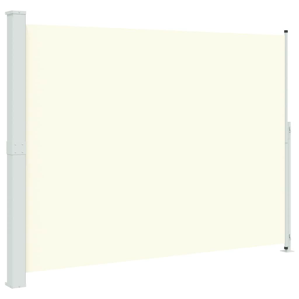 Vidaxl Cream Patio Retractable Side Awning Garden Screen Retractable Side Awning Patio Awning Balcony Privacy Screen Outdoor Sunshade