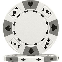 Tmg Deluxe Clay Composite Tri-Color Ace King 14Gm 500 Chip Poker Set - Includes Aluminum Case! #TOP2