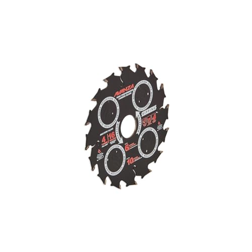 Avanza 4-Inch (110mm) TCT Saw Blade for Wood Cutting | 16 Teeth | 20 mm Arbor | Ideal for Ripping & Framing | Fits Compact Circular Saws of 110mm