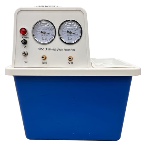 INTBUYING Water Circulating Vacuum Pump with 15L Water Tank Flow Rate 60L/min Water Circulation for Lab Chemistry Equipment