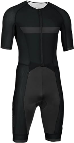 Conjunto de mono de ciclismo de manga corta para hombre, traje de triatlón para hombre y hombre, ropa de equipo de bicicleta, de secado rápido (2, L), 2, Large