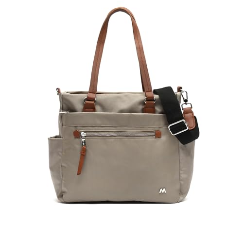 MISAKO Ursulita bolso shopper grande con asa bandolera extraíble Mujer - Ursulita Beige 26x29x12 cm