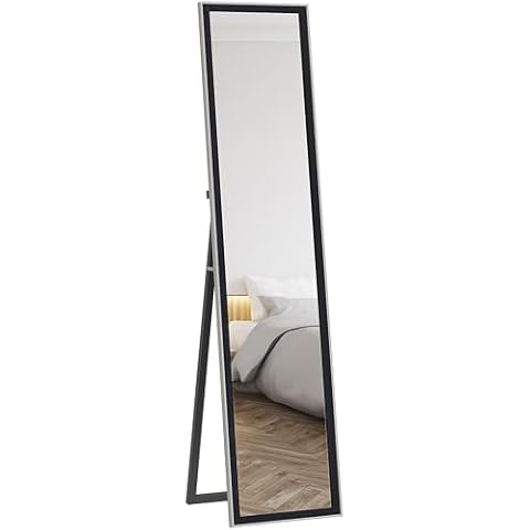 HOMCOM Full Length Wall Mounted Mirror Cover