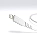 Amazon Basics Lighting to USB A Cable for iPhone and iPad - 6 Feet (1.8 Meters) - 2 -Pack - White