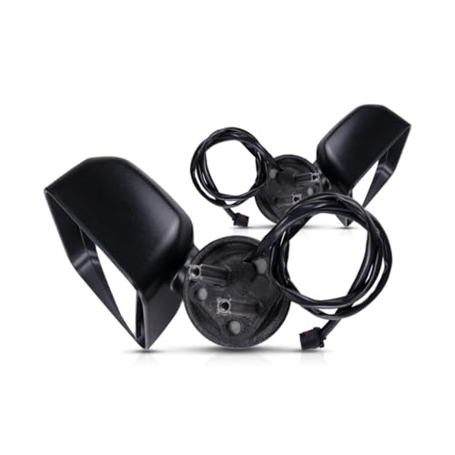 For Jeep Wrangler 2015 2016 2017 2018 Driver and Passenger Side | Pair Door Mirror | | Power | Heated | Textured Black | Replacement For 68249847AD, 68125585AA | CH1320390, CH1321390 by KarParts360 - Image 7