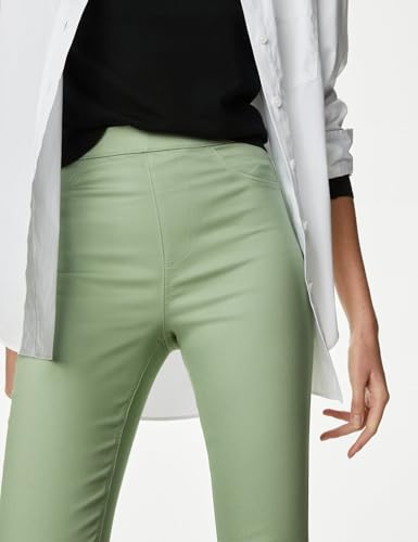 Image of Marks & Spencer Womens Light Wash High Rise Skinny Fit Jegging