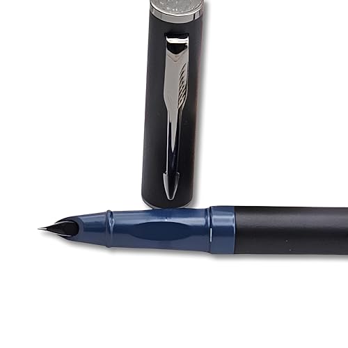 Image of Venti Fountain Pen - Metal Luxury Pen, Schmidt Nib (Medium), Best Pen Gift Set for Men & Women, Professional, Executive, Office, Nice Pens,Return Gift (F5066-Blue)