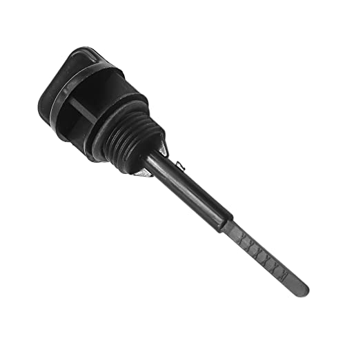 sourcing map 2 Stücke Schwarz Kunststoff Motorrad Öl Tank Füllstandsanzeige Messstab für GY6 125 DE de